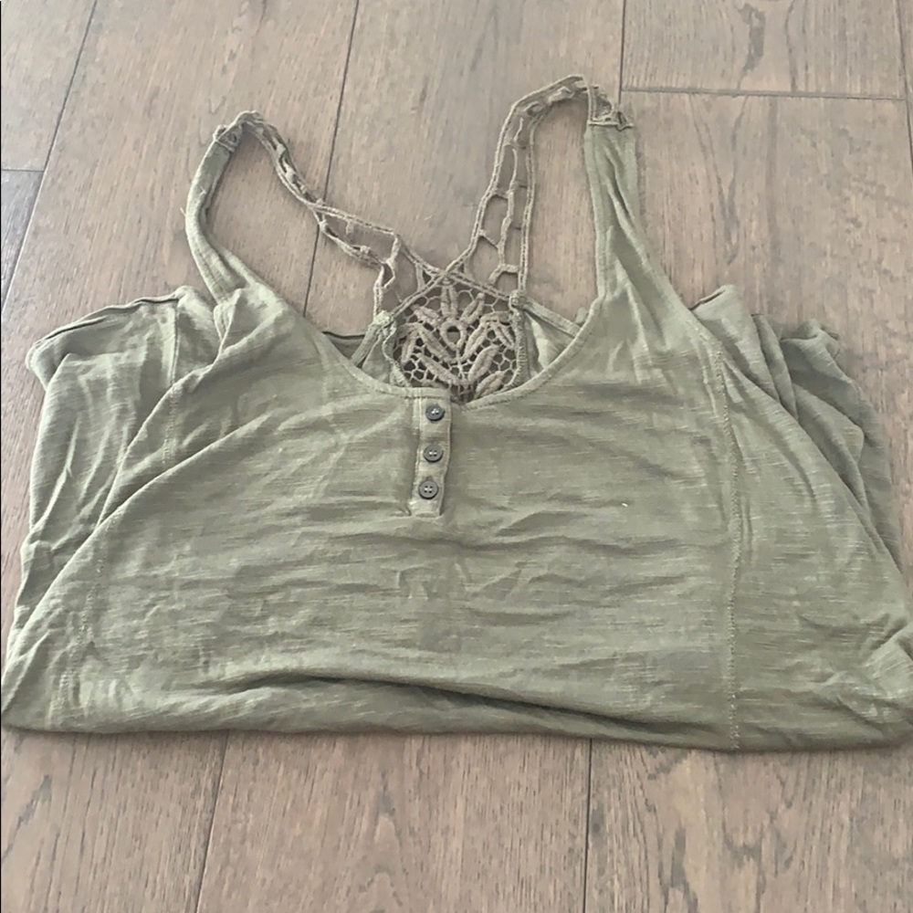 Aeropostale Green Tank Top